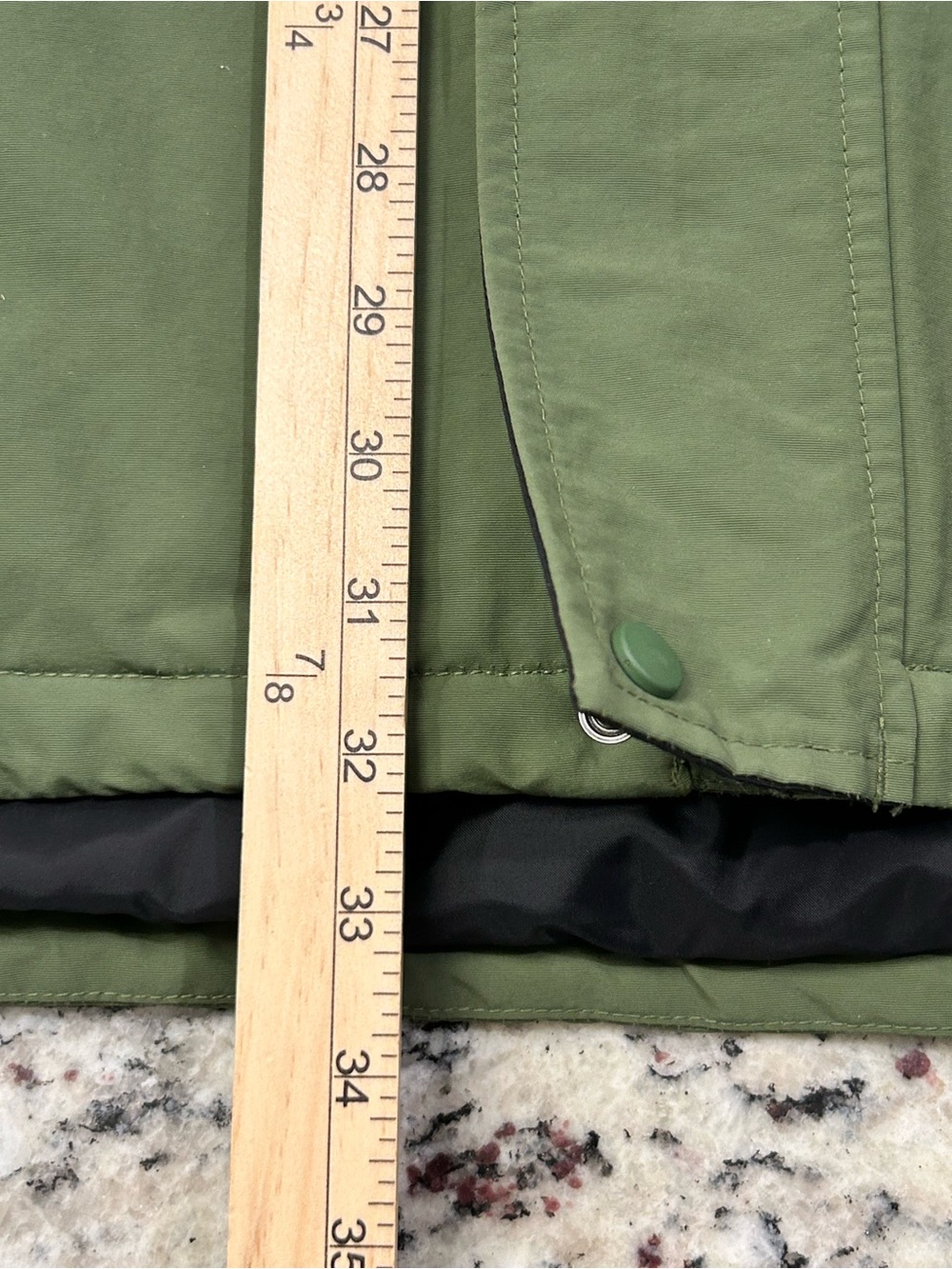 L.L. Bean Gore-Tex Waterproof Insulated Coat Men’s XL Olive Black Vintage Winter - Picture 11 of 15